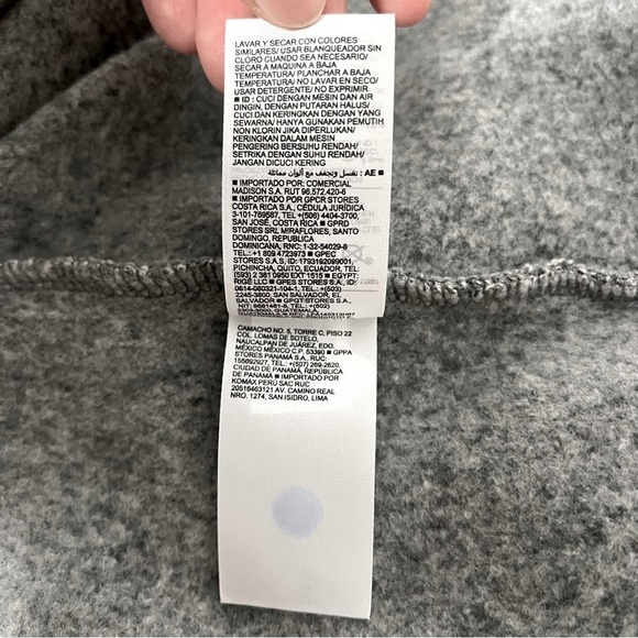 Old Navy Men’s Large 3/4 Zip Up Gray Sweater Long Sleeve Business Casual NWOT - Picture 6 of 7